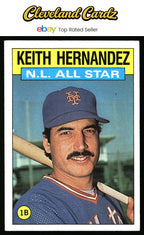 1986 Topps #701 Keith Hernandez