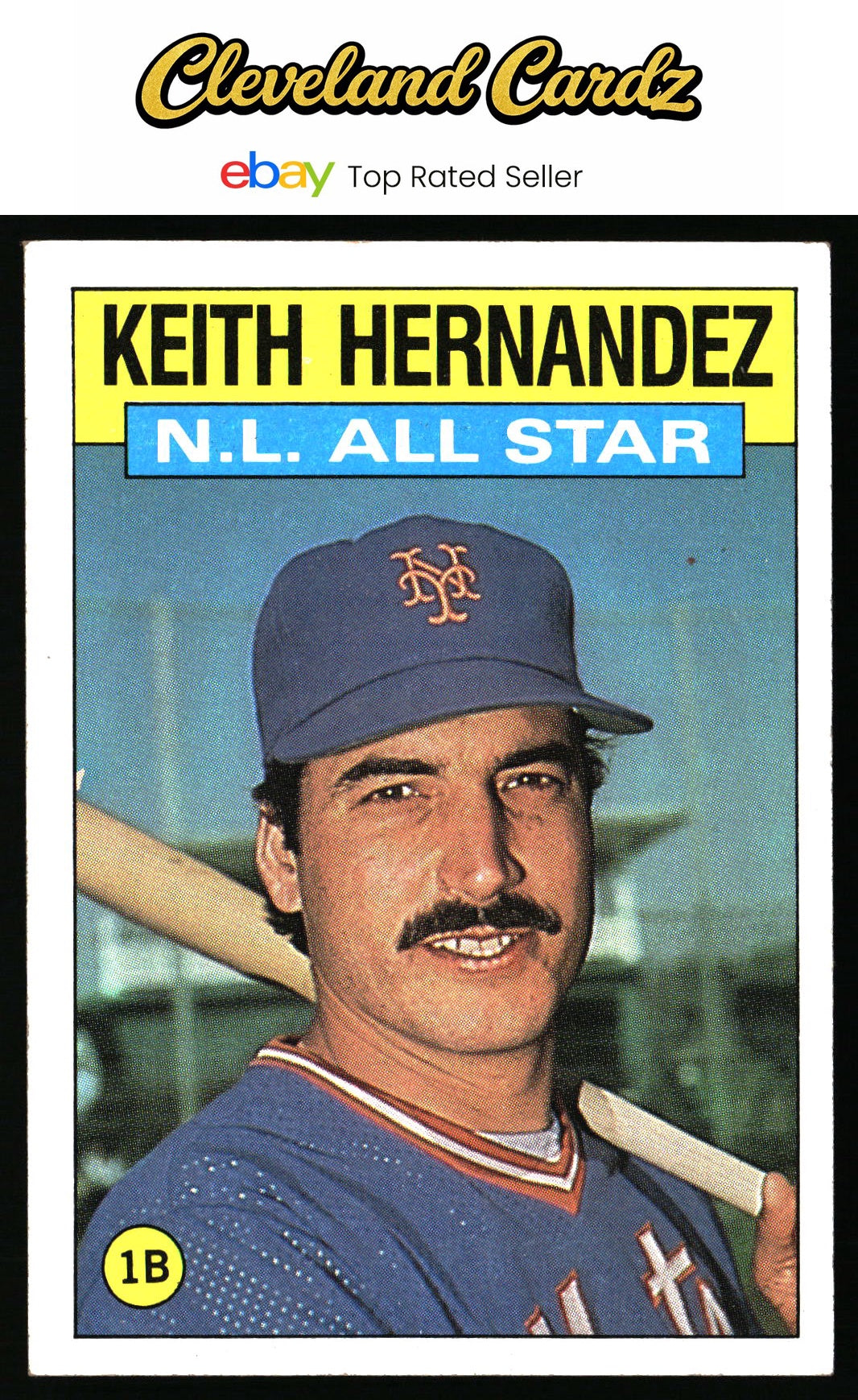 1986 Topps #701 Keith Hernandez