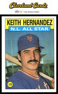 1986 Topps #701 Keith Hernandez