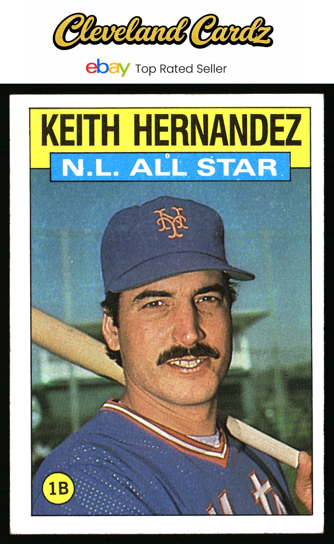 1986 Topps #701 Keith Hernandez