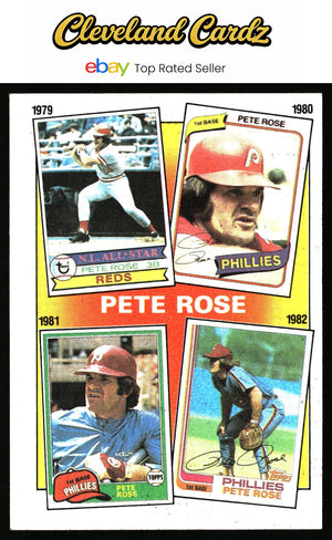 1986 Topps #6 The Pete Rose Years: 1979-1982 TPRY