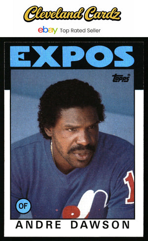 1986 Topps #760 Andre Dawson