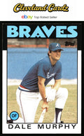 1986 Topps #600 Dale Murphy