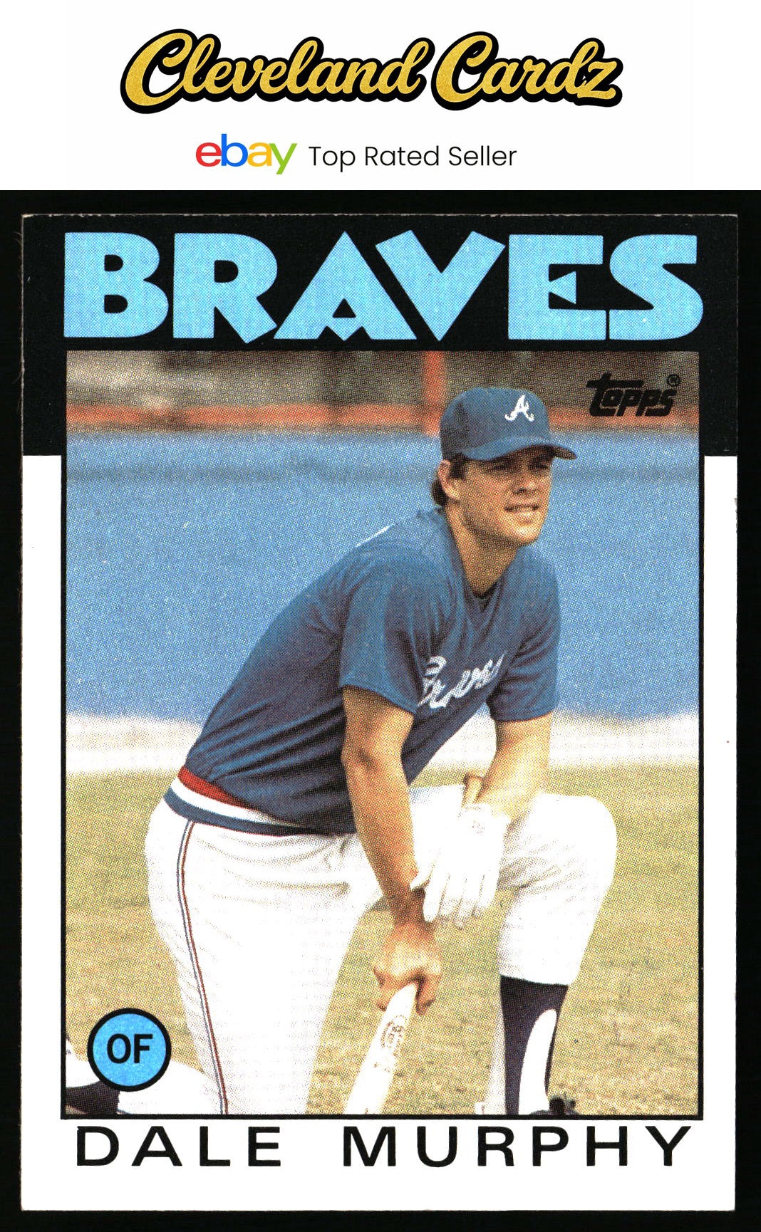 1986 Topps #600 Dale Murphy