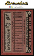 1986 Topps #745 Willie Upshaw