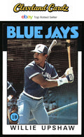 1986 Topps #745 Willie Upshaw