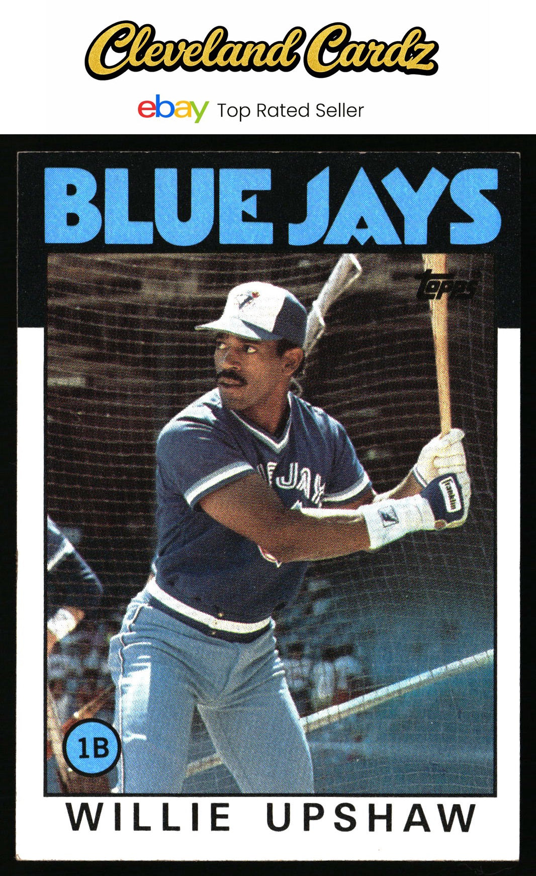 1986 Topps #745 Willie Upshaw
