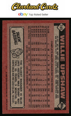 1986 Topps #745 Willie Upshaw