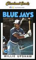 1986 Topps #745 Willie Upshaw