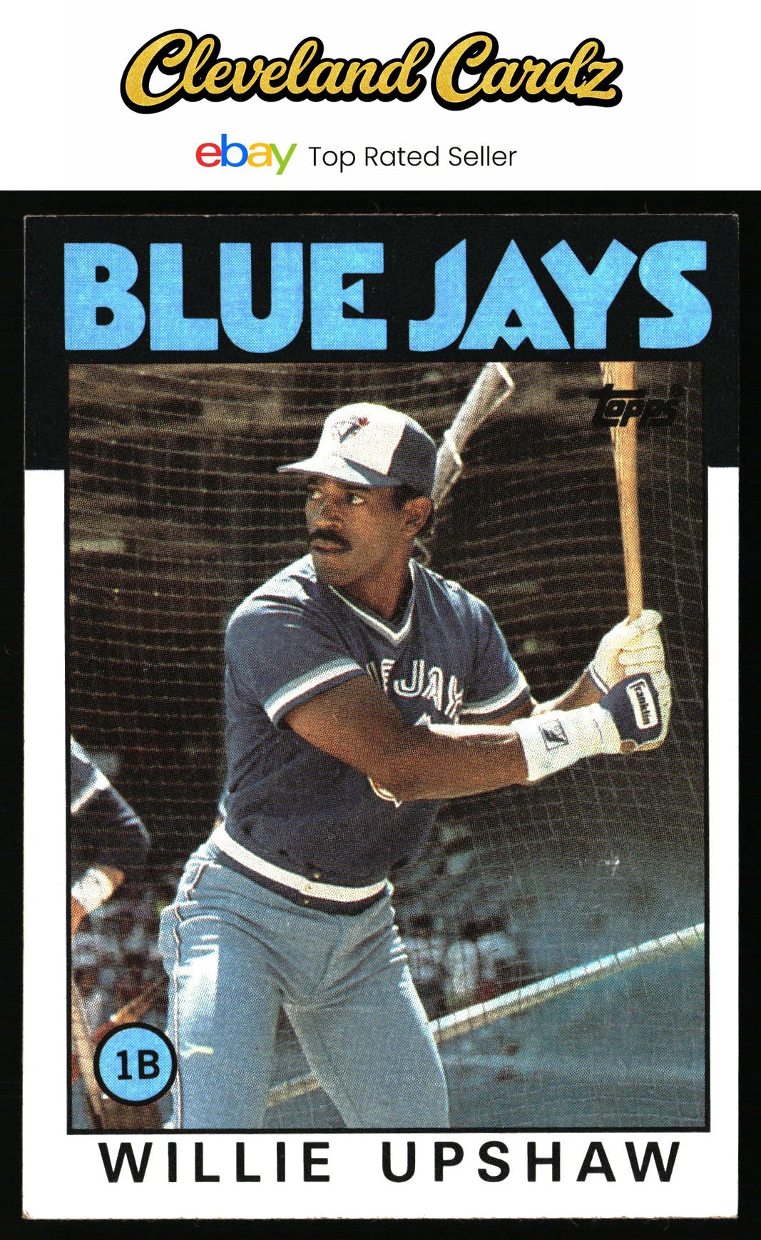 1986 Topps #745 Willie Upshaw