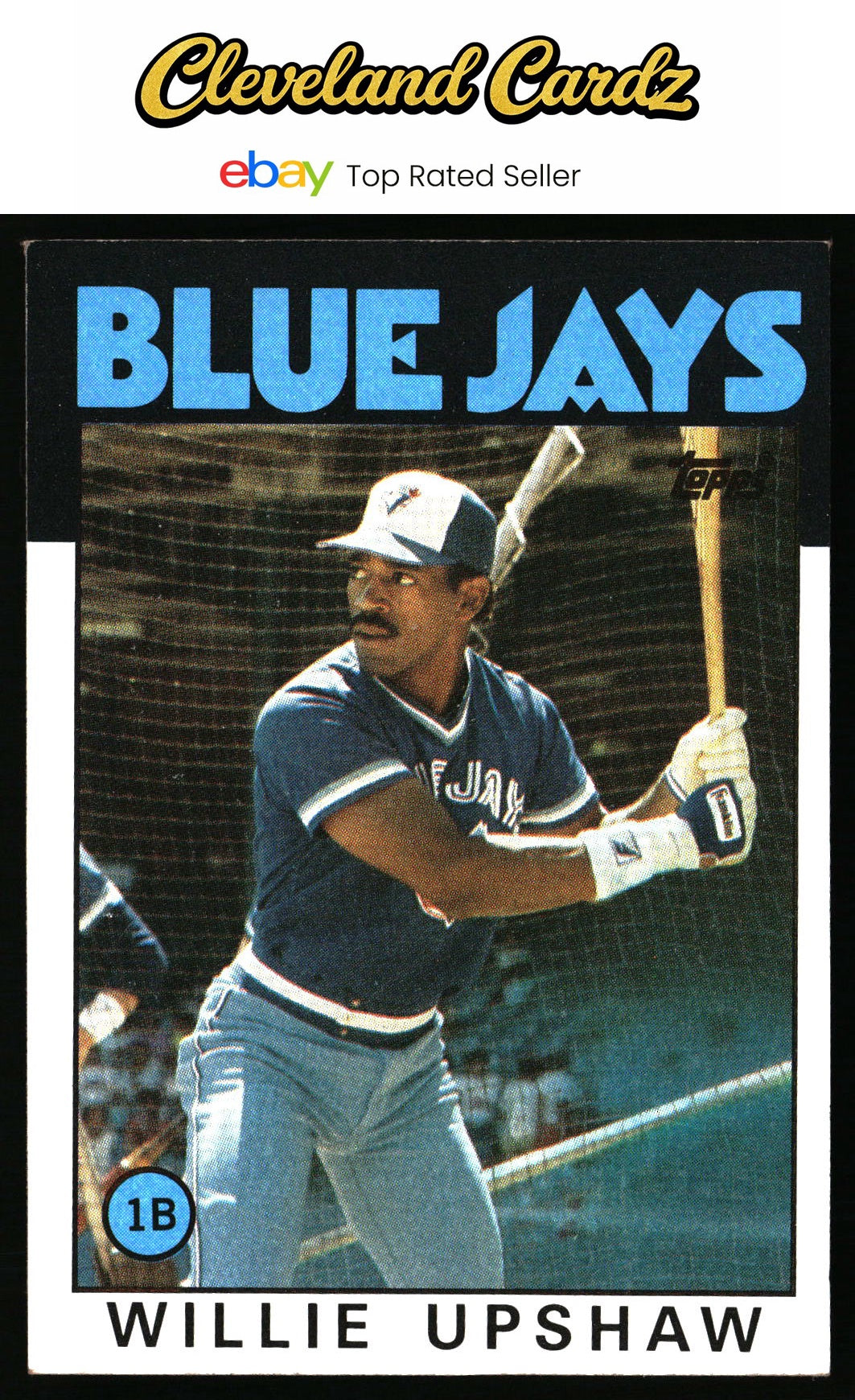 1986 Topps #745 Willie Upshaw