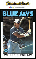 1986 Topps #745 Willie Upshaw