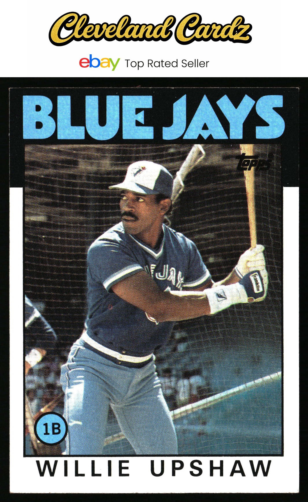1986 Topps #745 Willie Upshaw