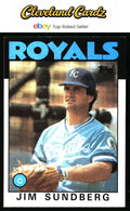 1986 Topps #245 Jim Sundberg
