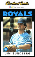 1986 Topps #245 Jim Sundberg