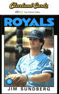 1986 Topps #245 Jim Sundberg
