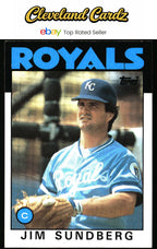1986 Topps #245 Jim Sundberg