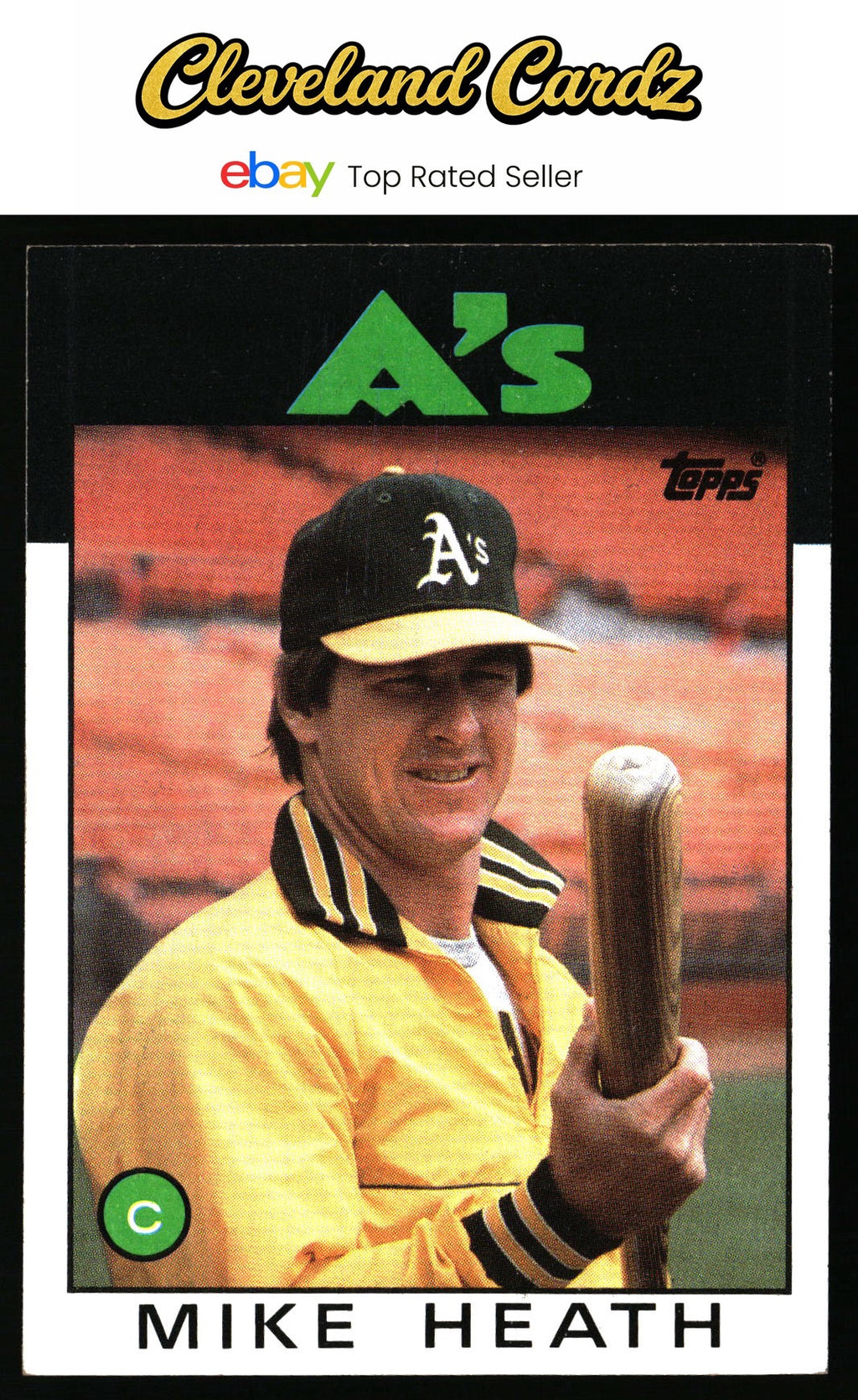 1986 Topps #148 Mike Heath