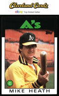 1986 Topps #148 Mike Heath