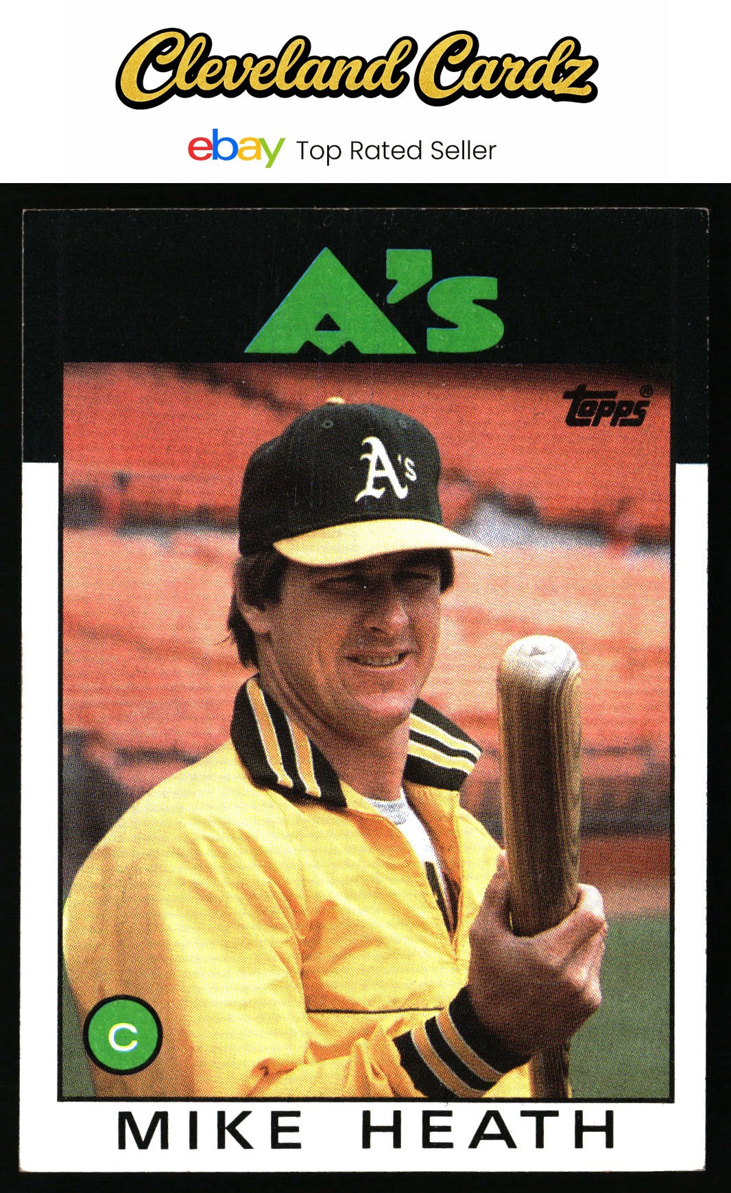 1986 Topps #148 Mike Heath