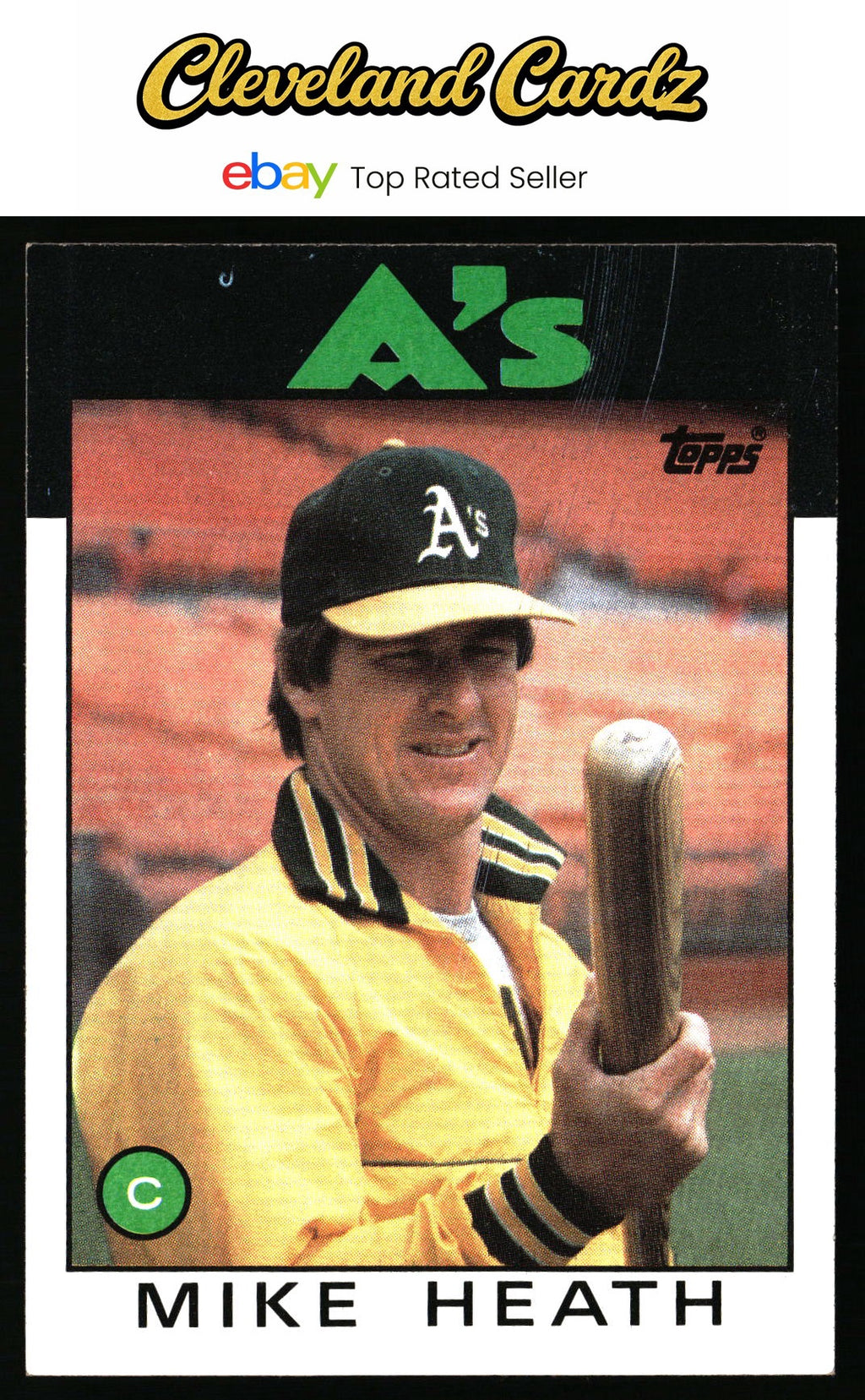 1986 Topps #148 Mike Heath