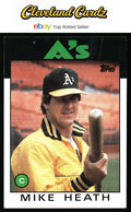 1986 Topps #148 Mike Heath