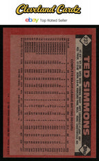 1986 Topps #237 Ted Simmons