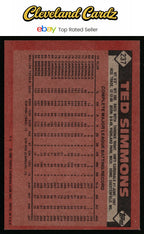 1986 Topps #237 Ted Simmons