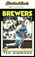 1986 Topps #237 Ted Simmons