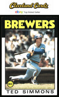 1986 Topps #237 Ted Simmons