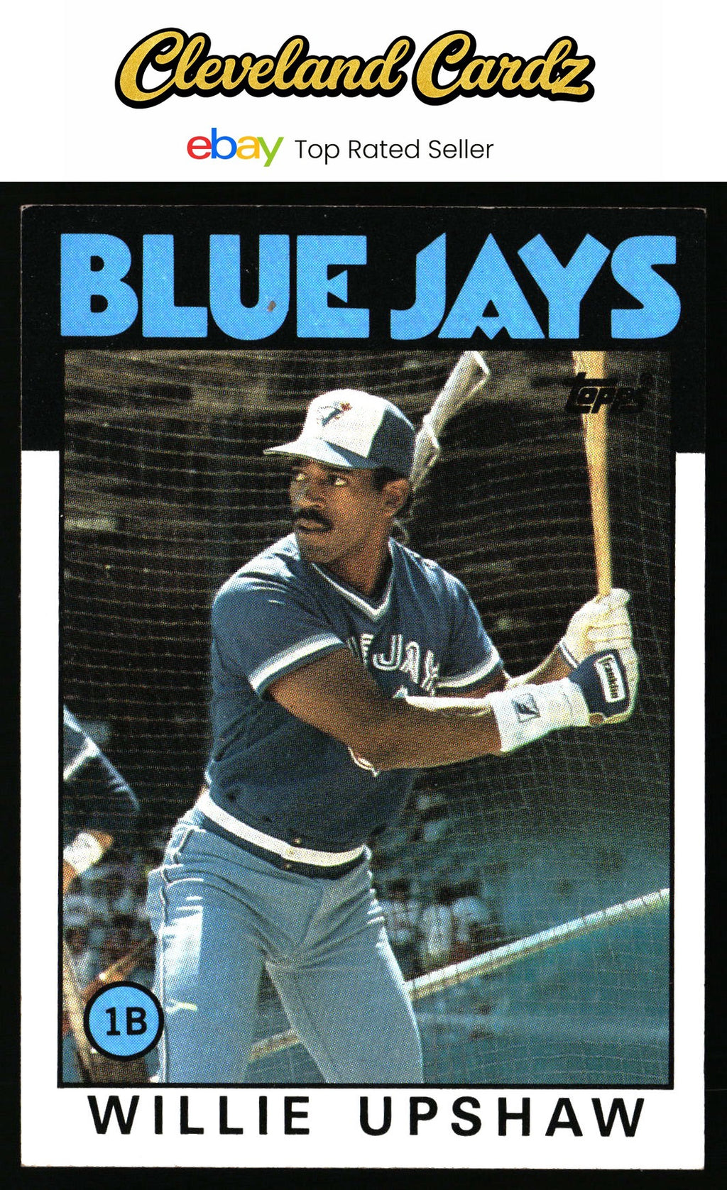 1986 Topps #745 Willie Upshaw