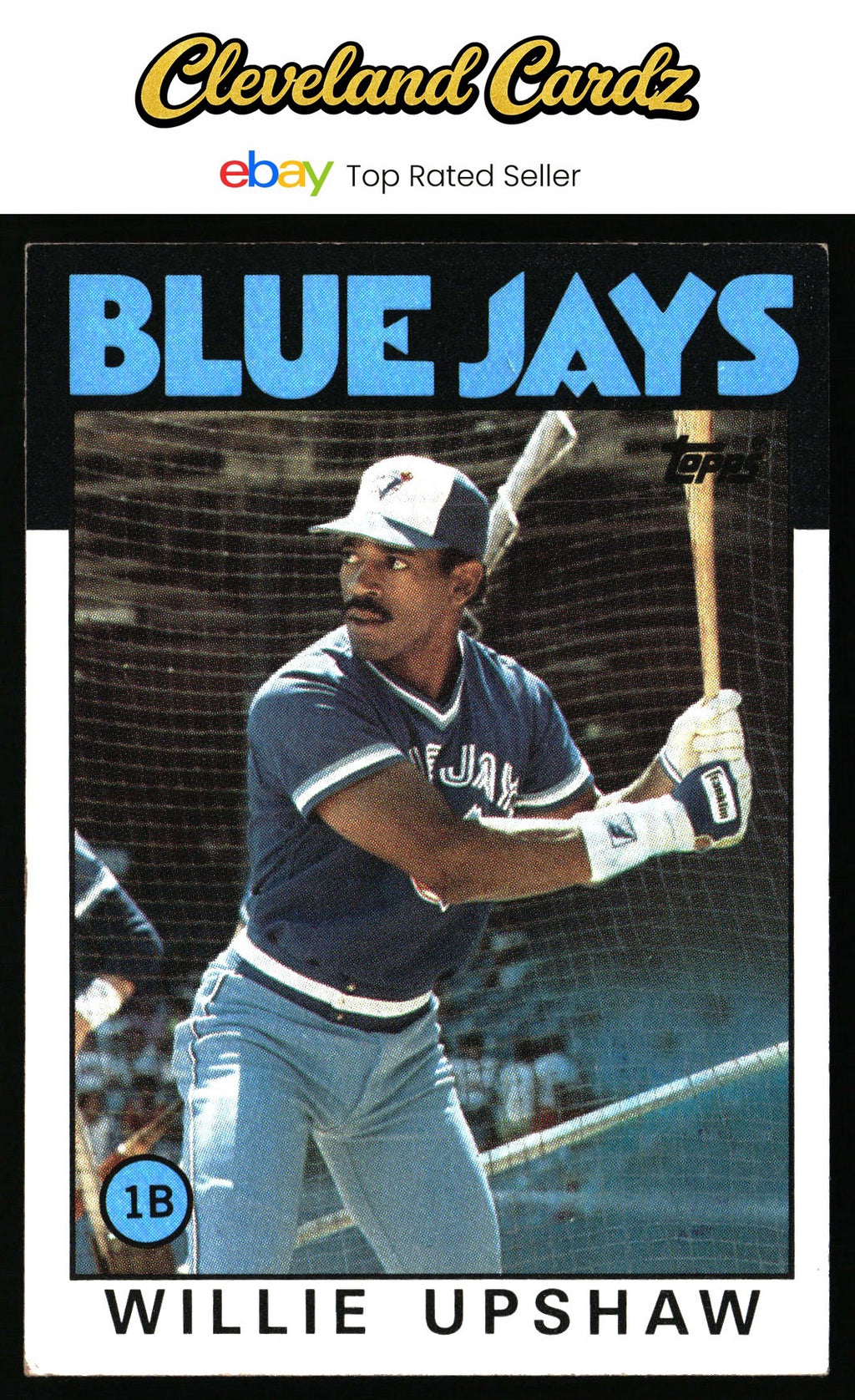 1986 Topps #745 Willie Upshaw