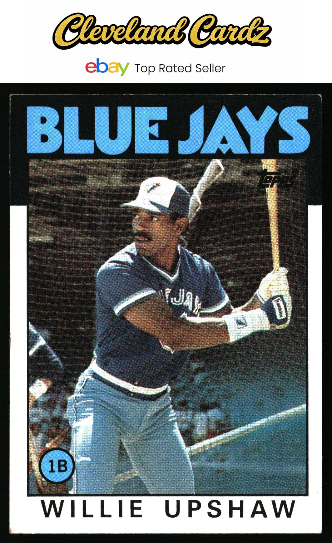 1986 Topps #745 Willie Upshaw