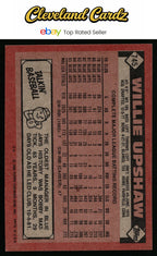 1986 Topps #745 Willie Upshaw
