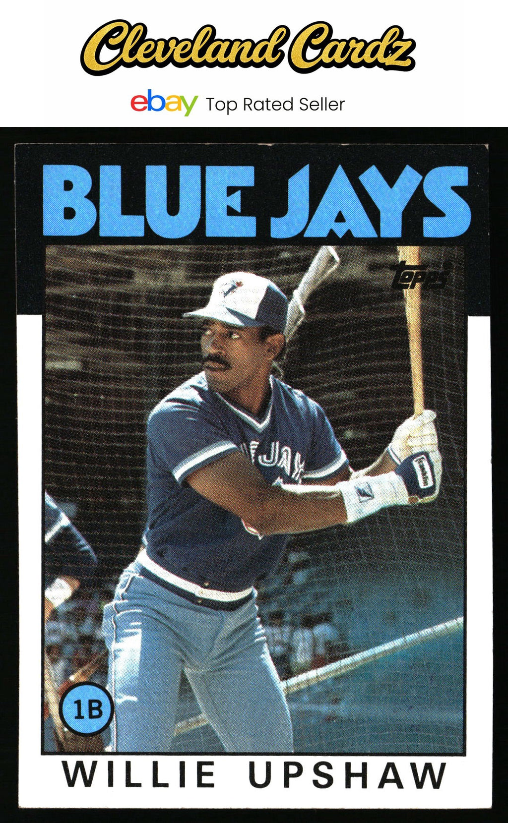 1986 Topps #745 Willie Upshaw