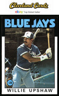 1986 Topps #745 Willie Upshaw