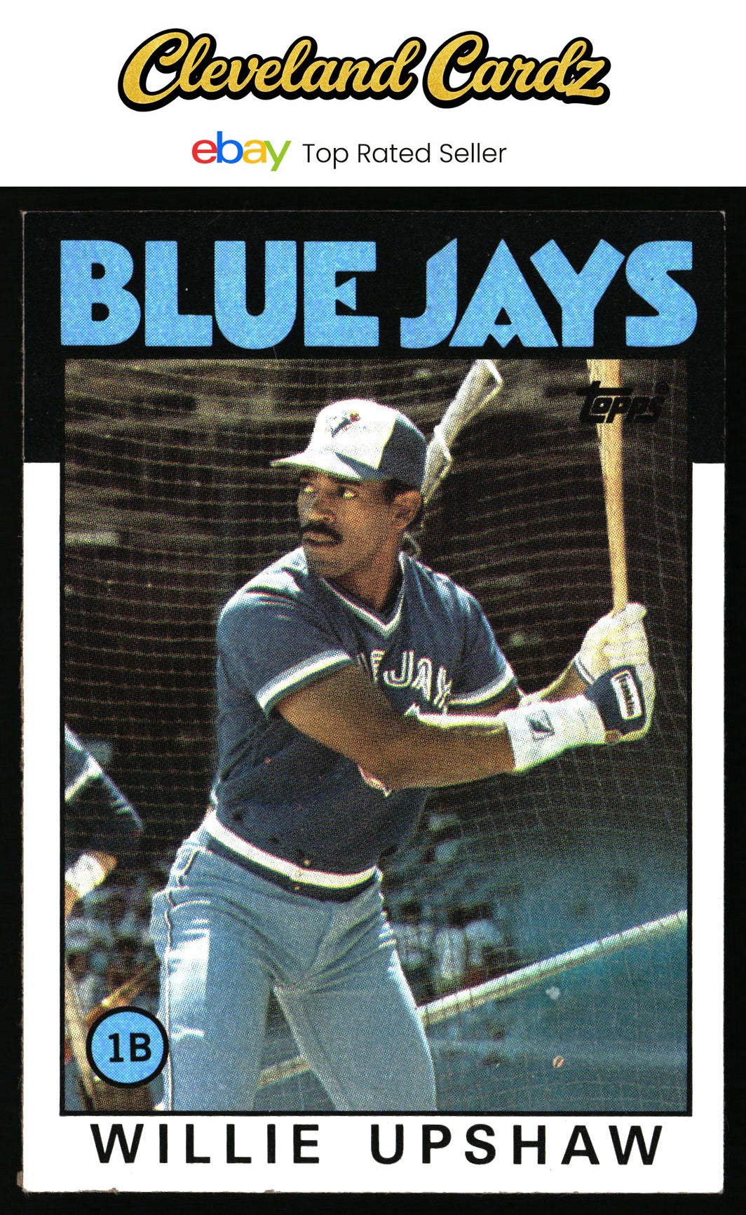 1986 Topps #745 Willie Upshaw