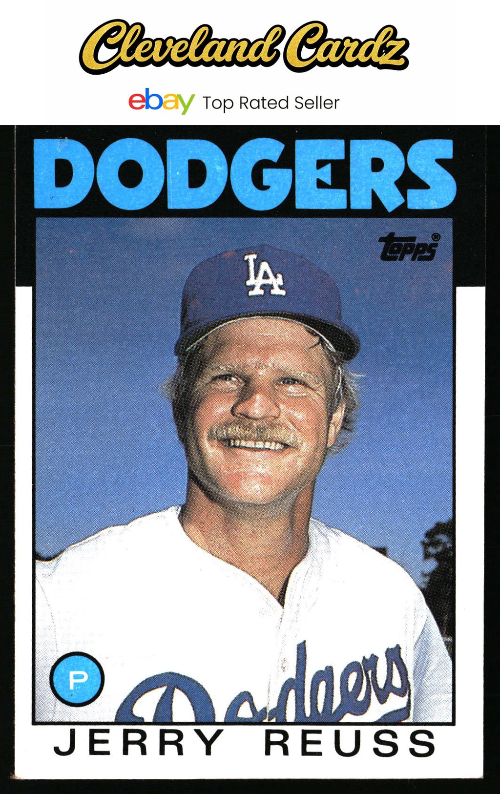 1986 Topps #577 Jerry Reuss