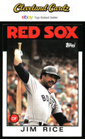 1986 Topps #320 Jim Rice