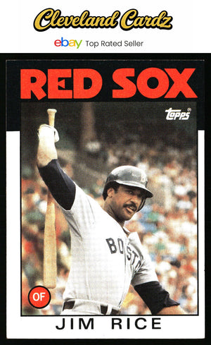 1986 Topps #320 Jim Rice