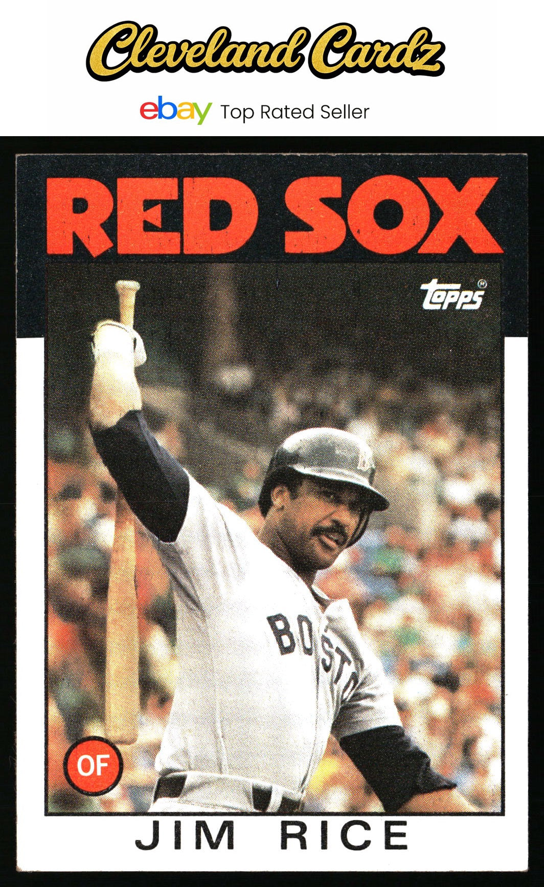 1986 Topps #320 Jim Rice