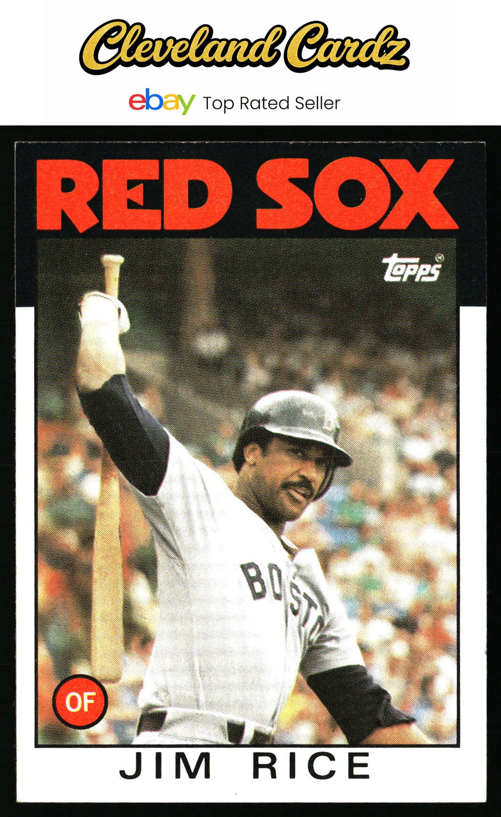 1986 Topps #320 Jim Rice