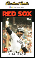1986 Topps #320 Jim Rice