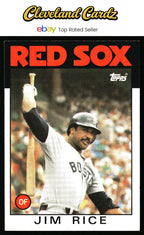 1986 Topps #320 Jim Rice