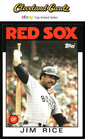 1986 Topps #320 Jim Rice