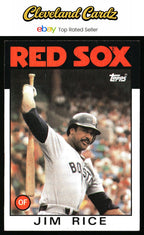 1986 Topps #320 Jim Rice