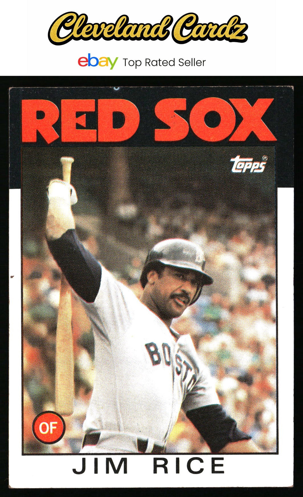 1986 Topps #320 Jim Rice