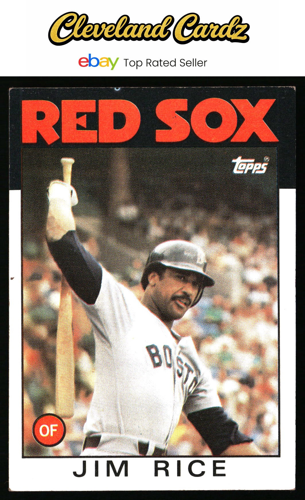 1986 Topps #320 Jim Rice