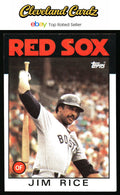 1986 Topps #320 Jim Rice