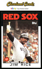 1986 Topps #320 Jim Rice